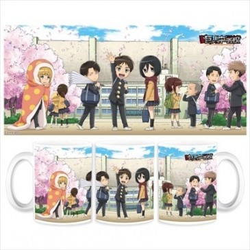 "Attack on Titan Junior High" Mug