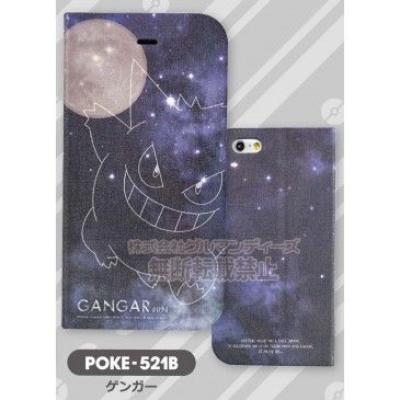 "Pokemon" iPhone6 Flip Case Magnet Type Gangar POKE- 521B