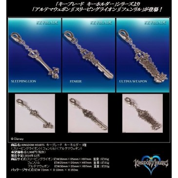 Kingdom Hearts Key Blade Keychain - Fenrir